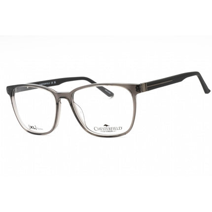 Chesterfield Men's Eyeglasses - Grey Crystal Plastic Square Frame | CH 110XL 0CBL 00 ,