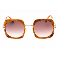 Marc Jacobs Women's Sunglasses - Brown Marble Metal Square Frame | MJ 1101/S 003Y HA ,