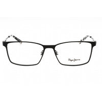 Pepe Jeans Women's Eyeglasses - Black Metal Rectangular Full Rim Frame | PJ1298 C1 ,