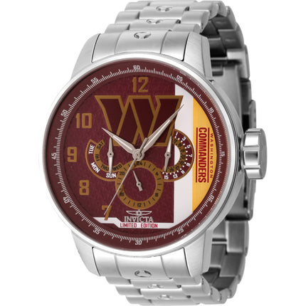 Invicta Men's Watch - NFL Washington Commanders Stainless Steel Bracelet | 45132 ,
