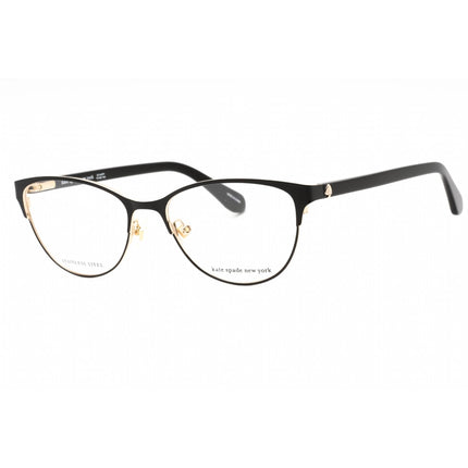 Kate Spade Women's Eyeglasses - Black Metal Cat Eye Full Rim Frame | HADLEE 0807 00 ,