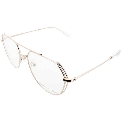 Kendall + Kylie Women's Eyeglasses - Rose Gold Metal Frame Demo Lens | KKO205SK 780 ,