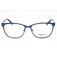 Pepe Jeans Women's Eyeglasses - Navy Metal Cat Eye Full Rim Frame | PJ1255 C7 ,