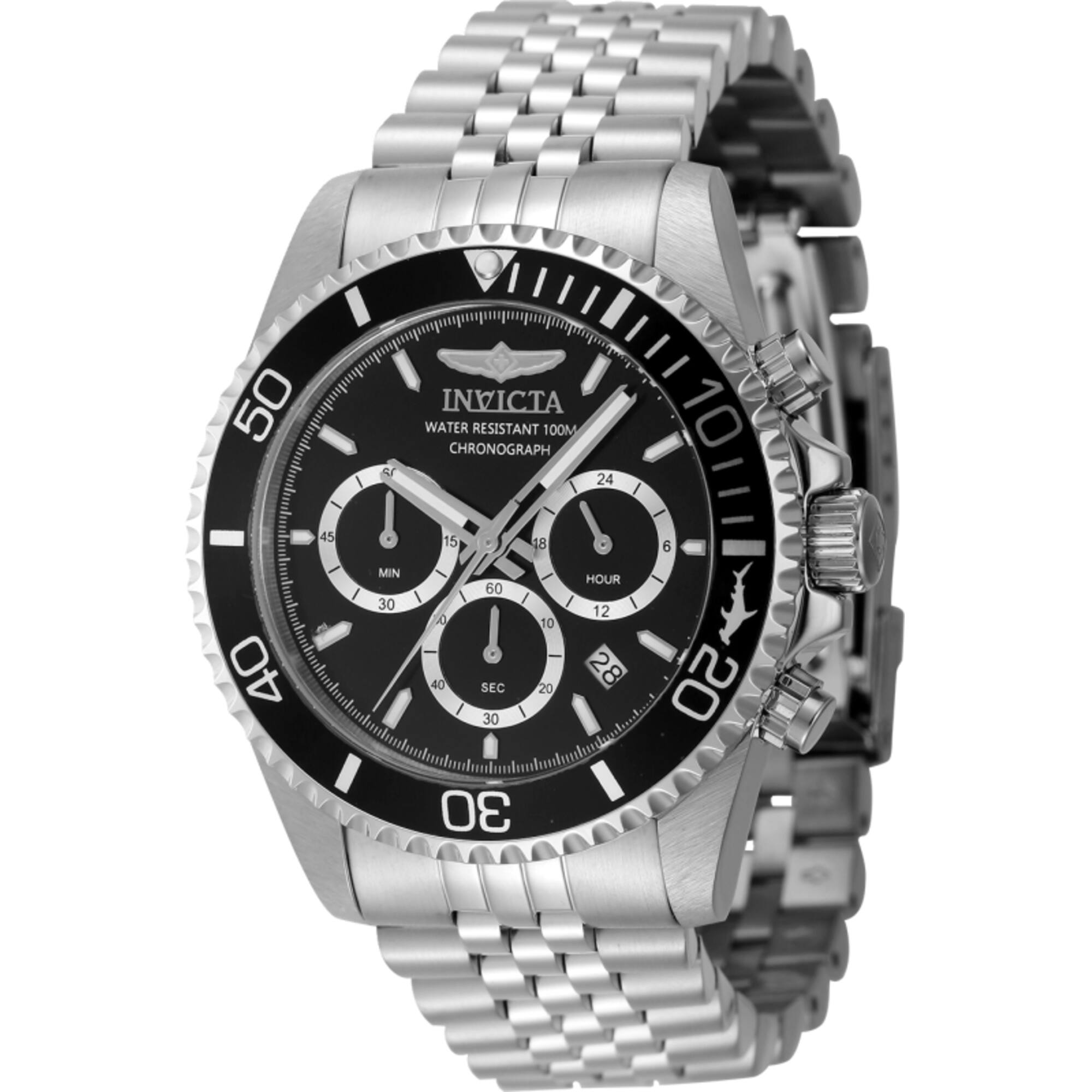 Invicta Men's Watch - Pro Diver Quartz Chronograph Stainless Steel