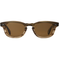 Garrett Leight Unisex Sunglasses - Bamboo Fade Acetate Rectangular | LO-B BAMF/PCOF ,