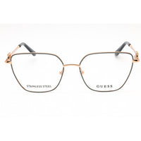 Guess Women's Eyeglasses - Grey/Other Metal Cat Eye Shape Full Rim Frame | GU50110 020 ,
