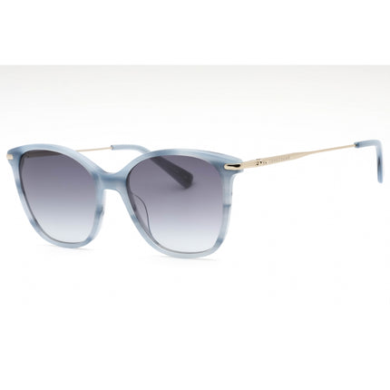 Longchamp Women's Sunglasses - Marble Blue Plastic Cat Eye Full Rim Frame | LO660S 421 ,