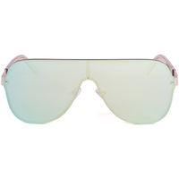 Invicta Unisex Sunglasses - Gold Aviator Shape Frame Blue To Yellow Lens | IEW054-02 ,