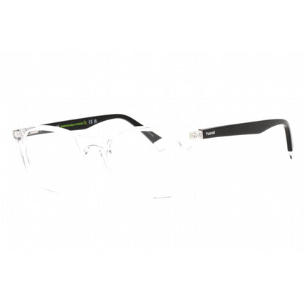 Polaroid Core Men's Eyeglasses - Crystal Plastic Rectangular Frame | PLD D424 0900 00 ,