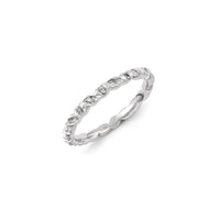 Sterling Silver Stackable Expressions Diamond Ring | QSK1081 ,