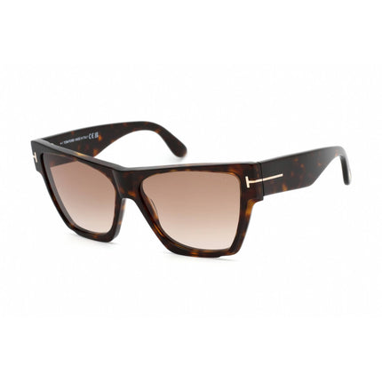 Tom Ford Women's Sunglasses - Dark Havana Cat Eye Shape Full Rim Frame | FT0942 52K ,
