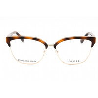 Guess Women's Eyeglasses - Blonde Havana Cat Eye Shape Full Rim Frame | GU2945 053 ,