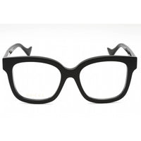 Gucci Women's Eyeglasses - Black Cat Eye Full Rim Frame Clear Demo Lens | GG1258O 004 ,