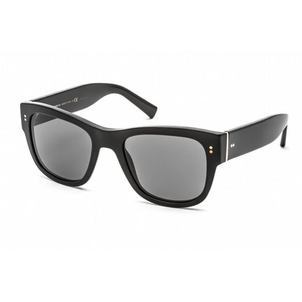 Dolce & Gabbana Men's Sunglasses - Grey Lens Black Cat Eye Shape Frame | DG4338 501/87 ,