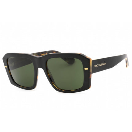 Dolce & Gabbana Men's Sunglasses - Matte Black On Yellow Tortoise | 0DG4430 340471 ,
