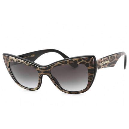 Dolce & Gabbana Women's Sunglasses - Black Leopard Full Rim Cat Eye | 0DG4417 31638G ,