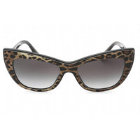 Dolce & Gabbana Women's Sunglasses - Black Leopard Full Rim Cat Eye | 0DG4417 31638G ,