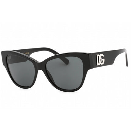 Dolce & Gabbana Women's Sunglasses - Black Plastic Rectangular Frame | 0Dg4449 501/87 ,