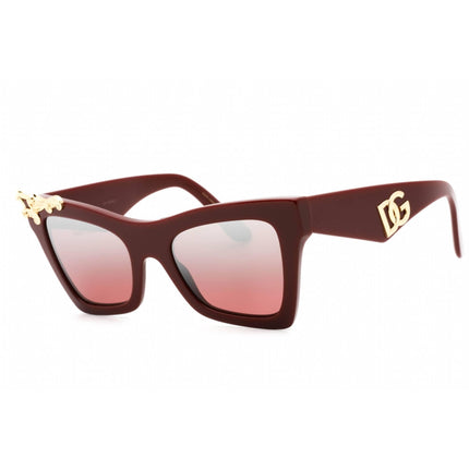 Dolce & Gabbana Women's Sunglasses - Bordeaux Plastic Cat Eye Frame | 0Dg4434 30917E ,