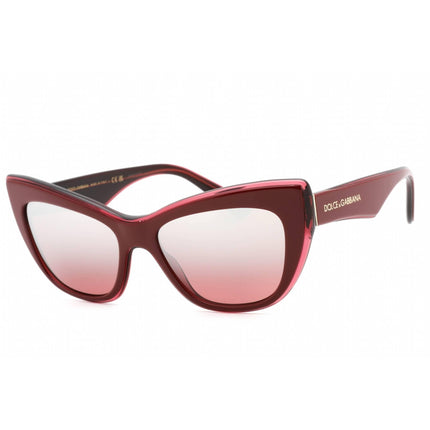 Dolce & Gabbana Women's Sunglasses - Burgundy Full Rim Cat Eye Frame | 0Dg4417 32477E ,
