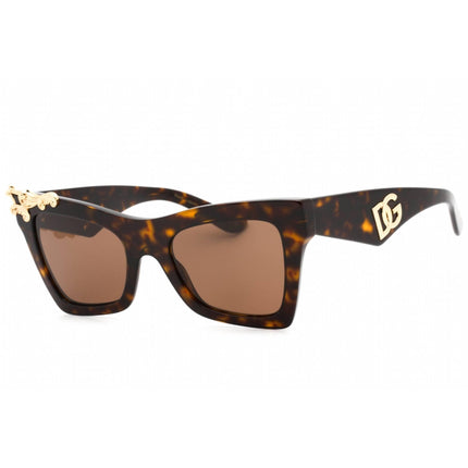 Dolce & Gabbana Women's Sunglasses - Dark Tortoise Cat Eye Frame | 0Dg4434 502/73 ,