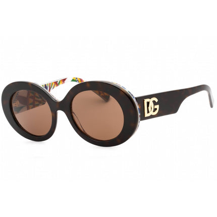Dolce & Gabbana Women's Sunglasses - Dark Tortoise On Carretto Frame | 0Dg4448 321773 ,