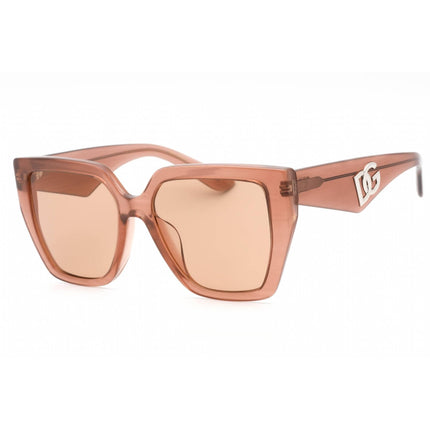 Dolce & Gabbana Women's Sunglasses - Fleur Caramel Plastic Full Rim | 0Dg4438F 3411/3 ,