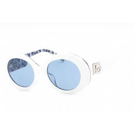 Dolce & Gabbana Women's Sunglasses - White On Blue Maiolica Frame | 0Dg4448F 337155 ,