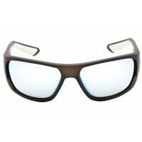 Dragon Men's Sunglasses - Matte Grey Plastic Rectangular Frame | DR FLARE LL ION 026 ,