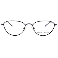 Kendall + Kylie Women's Eyeglasses - Black Metal Cat Eye Frame | KKO159G KALI 001 ,