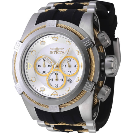 Invicta Men's Watch - Bolt Quartz Chronograph Gold and Silver Dial Strap | 46467 ,