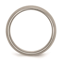 Titanium Grooved 8mm Brushed and Polished Band | TB49 ,