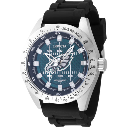 Invicta Men's Watch - NFL Philadelphia Eagles Blue and Black Dial Strap Quartz | 47862 ,