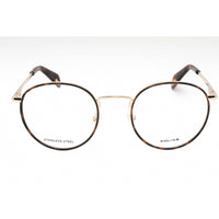 Police Women's Eyeglasses - Tortoise Gold Metal Round Full Rim Frame | VPLL29E 0300 ,