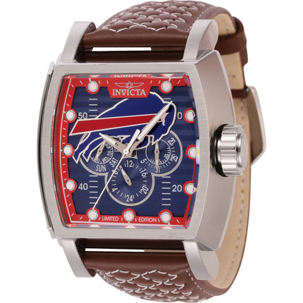 Invicta Men's Watch - NFL Buffalo Bills Quartz Red, Silver and Blue Dial Strap | 45086 ,