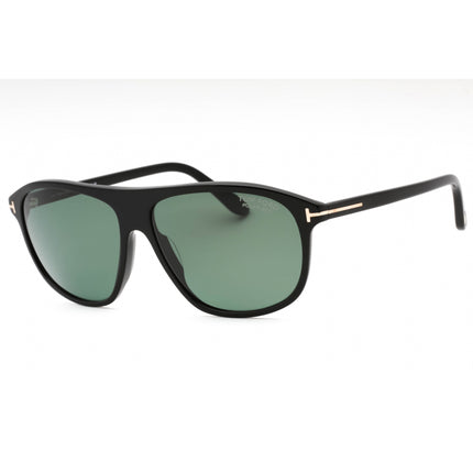 Tom Ford Men's Sunglasses - Shiny Black Plastic Pilot Full Rim Frame | FT1027 01R ,