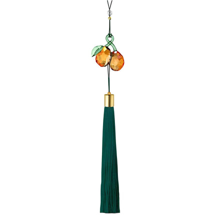 Swarovski Ornament - Asian Symbols Orange and Green Kumquat with Tassel | 5443420 ,