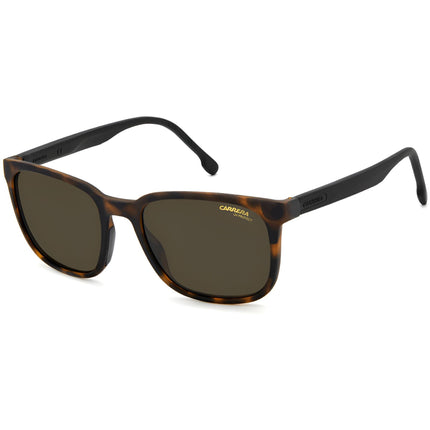 Carrera Men's Sunglasses - Matte Havana Plastic Square Full Rim Frame | 8046/S 0N9P ,