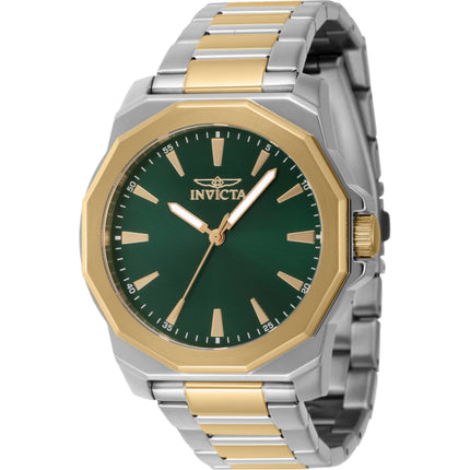 Invicta Men's Watch - Speedway Gold Tone Bezel Green Dial Two Tone Bracelet | 46836 ,