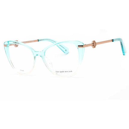 Kate Spade Women's Eyeglasses - Green Pink Plastic Cat Eye Frame | FLAVIA 0IWB 00 ,