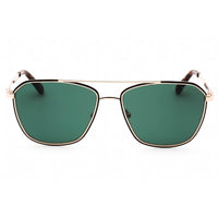 Guess Men's Sunglasses - Gold/Other Navigator Metal Full Rim Frame | GU00046 33N ,