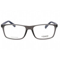 Polaroid Core Men's Eyeglasses - Matte Blue Plastic Rectangular | Pld D 330 0RCT 00 ,
