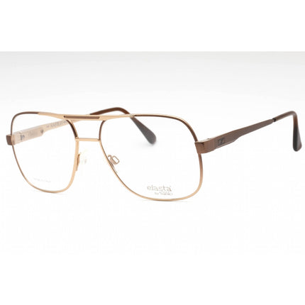 Elasta Men's Eyeglasses - Shadow Brown Metal Aviator Full Rim Frame | 3022/P 0291 00 ,