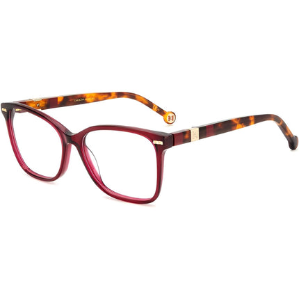 Carolina Herrera Women's Eyeglasses - Burgundy Havana Cat Eye Frame | HER 0108 0YDC ,