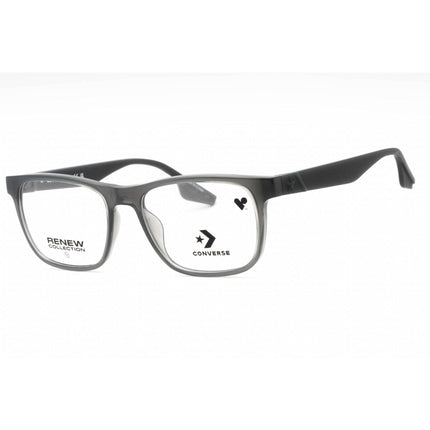Converse Men's Eyeglasses - Crystal Cyber Grey Rectangular Full Rim Frame | CV5077 022 ,