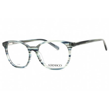 Adensco Women's Eyeglasses - Aqua Crystal Cat Eye Plastic Frame | AD 231 0E1N 00 ,