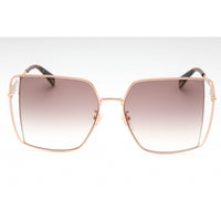 Police Women's Sunglasses - Copper Gold Metal Butterfly Full Rim Frame | SPLL38 08FC ,