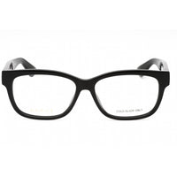 Gucci Women's Eyeglasses - Black Injected Propionate Rectangular Frame | GG1341O 001 ,