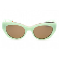 Polaroid Core Women's Sunglasses - Green Cat Eye Plastic Frame | PLD 6199/S/X 01ED SP ,