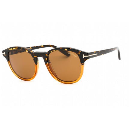 Tom Ford Women's Sunglasses - Colored Havana Plastic Oval 50mm Frame | FT0752 55E ,